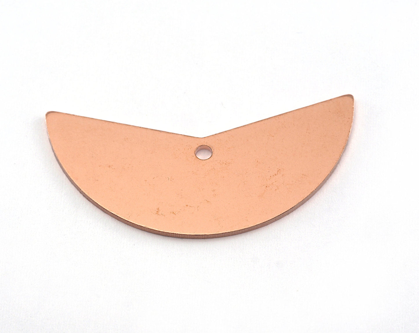 Geometric (Semi Circle) Charms Tag Raw Copper 31mm 0.8mm 1 hole Findings OZ2598-220