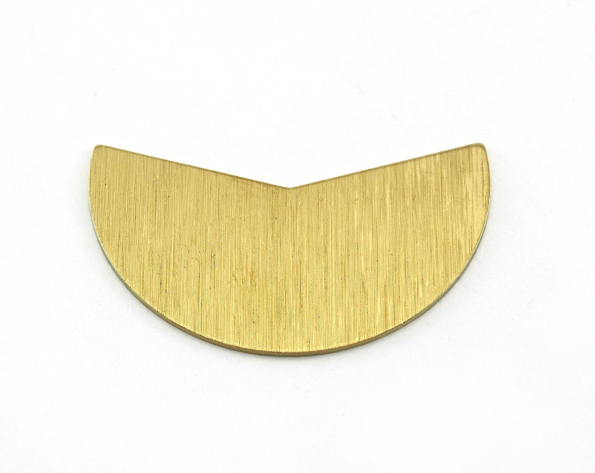 Brushed Geometric Connector Charms Raw Brass 38x23mm 0.8mm thickness Findings OZ2780-420