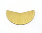 Brushed Geometric Connector Charms Raw Brass 38x23mm 0.8mm thickness Findings OZ2780-420