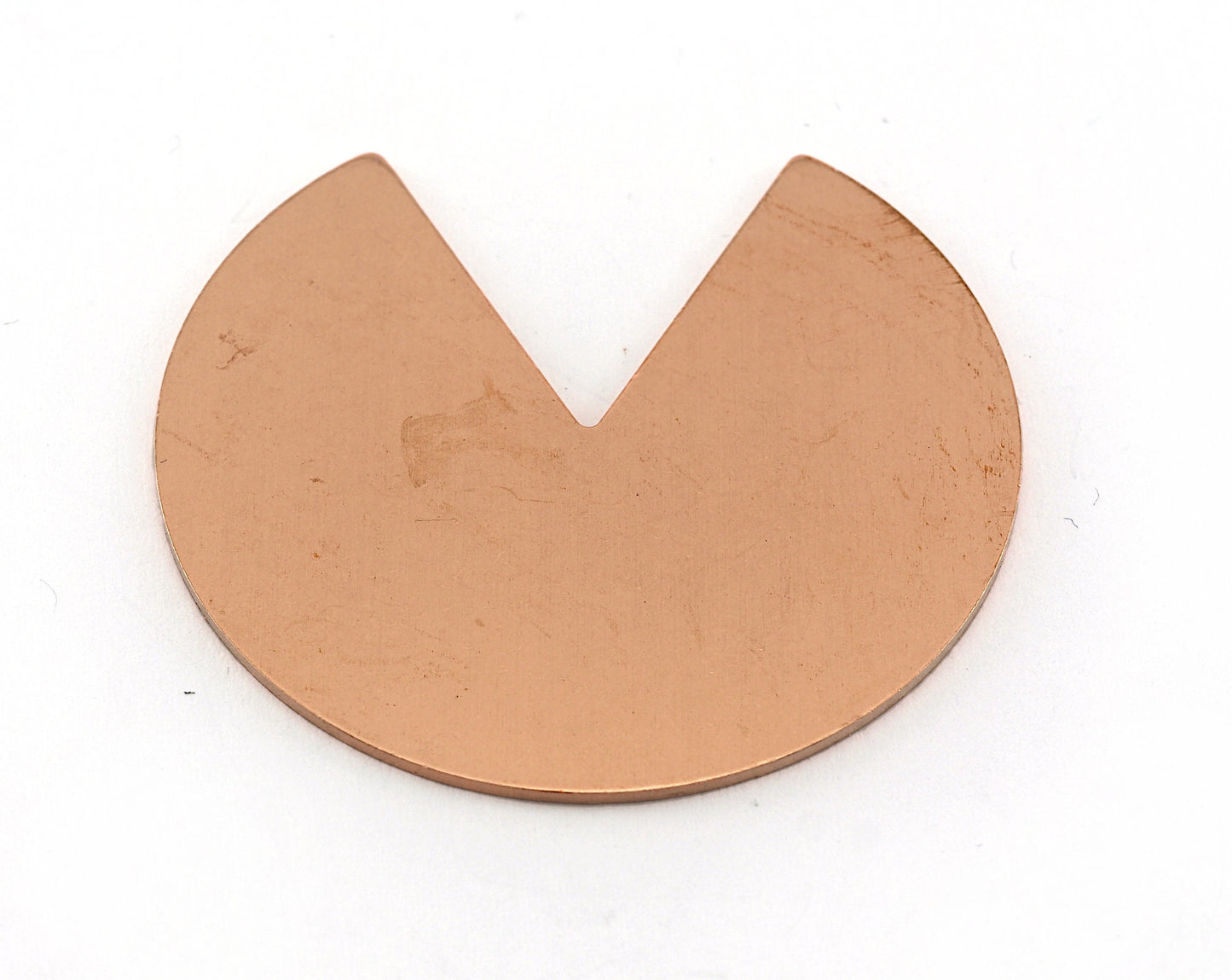 Geometric (Circular Sector) Charms Tag Raw Copper 37mm 0.8mm no hole Findings OZ3552-630