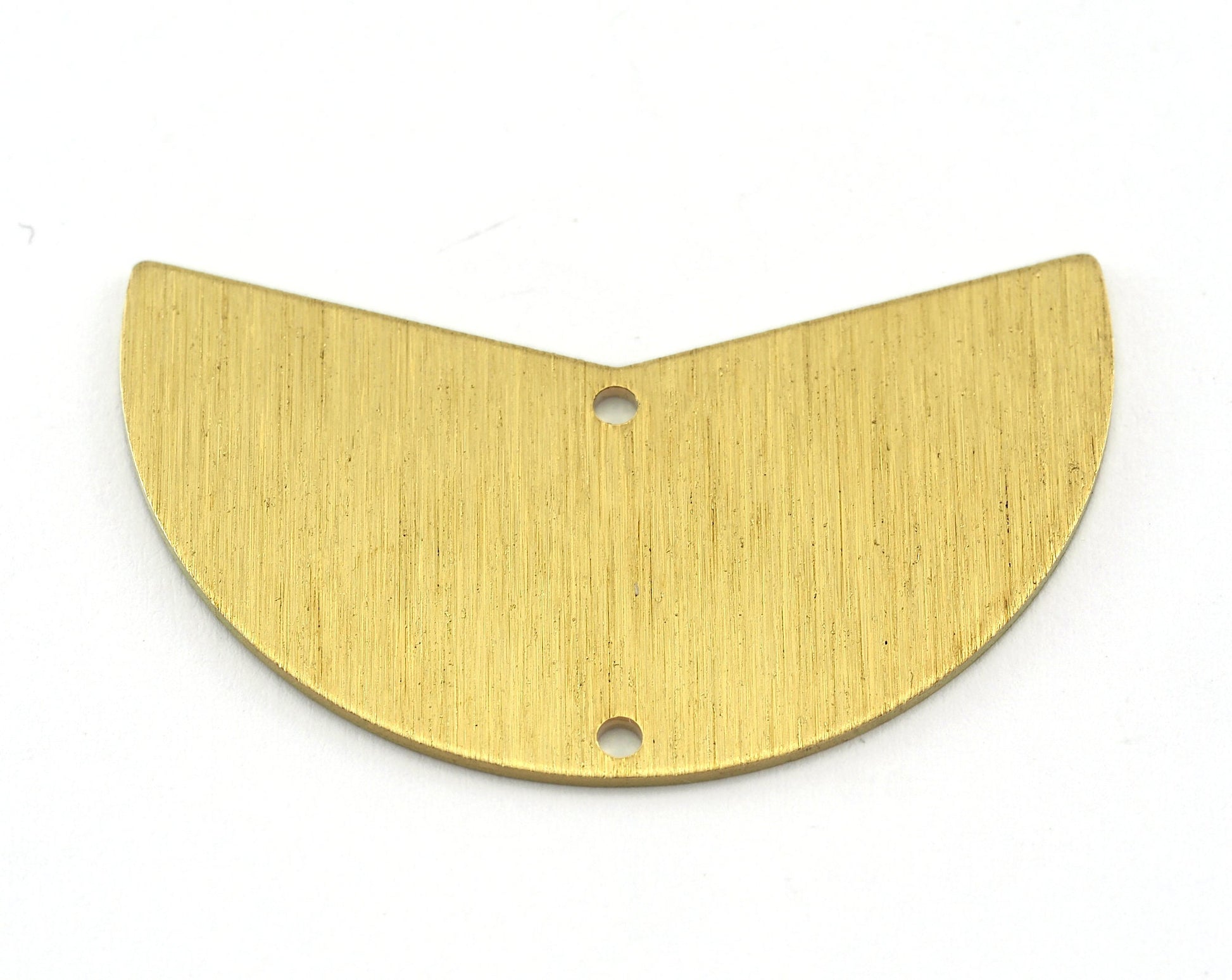 Brushed Geometric Connector Charms Raw Brass 38x23mm 0.8mm thickness Findings OZ3629-420