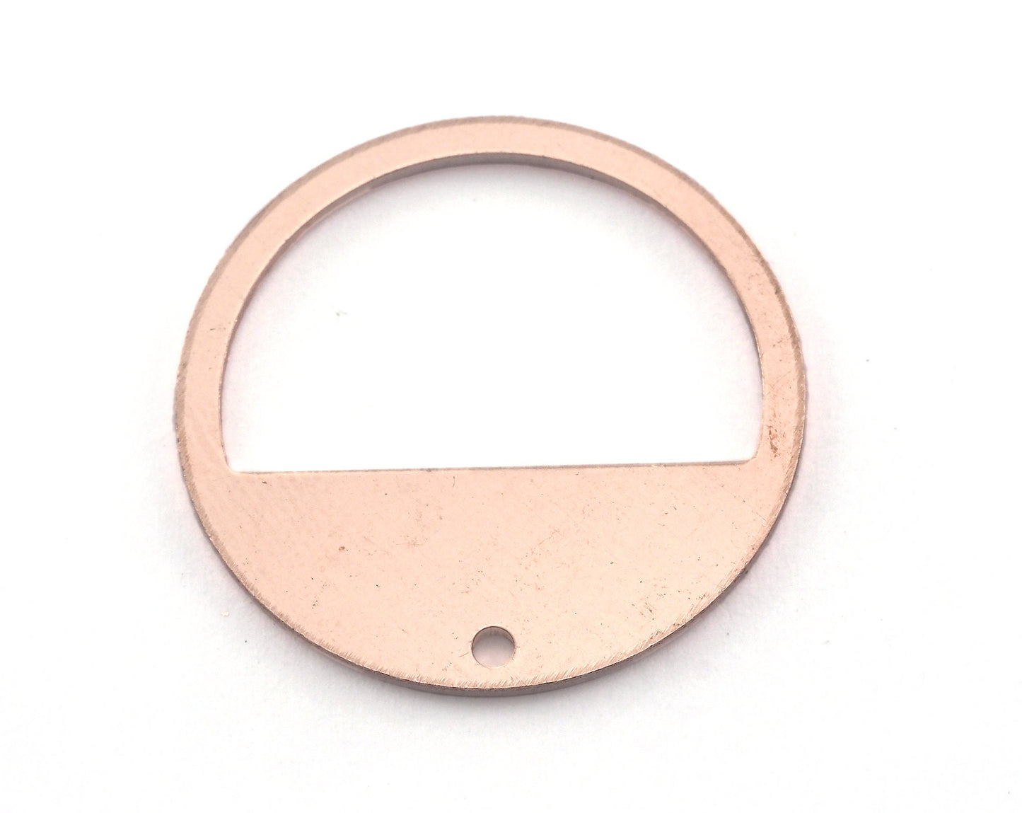 Round Charms Raw Copper 25mm (0.8mm thickness) one hole findings OZ3607-170