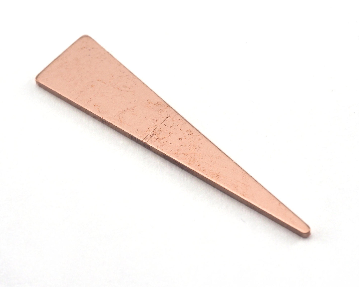 Triangle raw copper 32x7mm (0.8mm thickness) no hole charms findings OZ3797-90