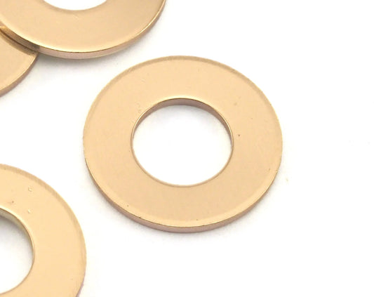 Middle Hole Round Disc 12mm Stamping blank tag shape Raw Brass OZ3709-60