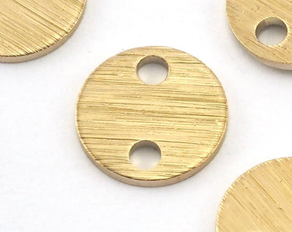 Coin Round Disc 8mm Stamping blank tag shape Raw Brass OZ3710-31