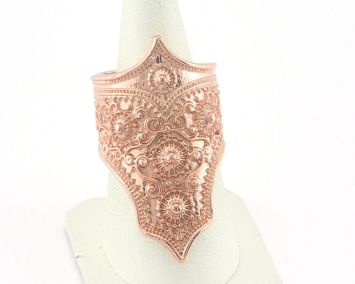 Adjustable Ring Rose Gold Plated brass (16.5mm 6US inner size) OZ3260 ring20