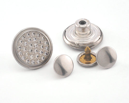 Jean Button Swarovski Crystal 1790/104 R86