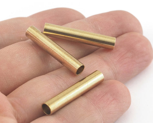 Raw Brass Tube 5x28mm industrial brass Charms,Pendant,Findings spacer bead oz3843