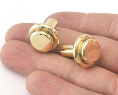 Cabinet knobs , Dresser Drawer Hardware 18x21mm brass hardware