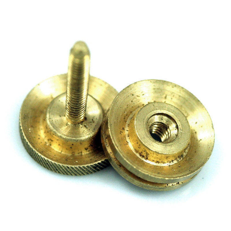 Whell barbell 2 pcs raw brass pendant (16x23mm) steampunk project industrial design BB3-23 808