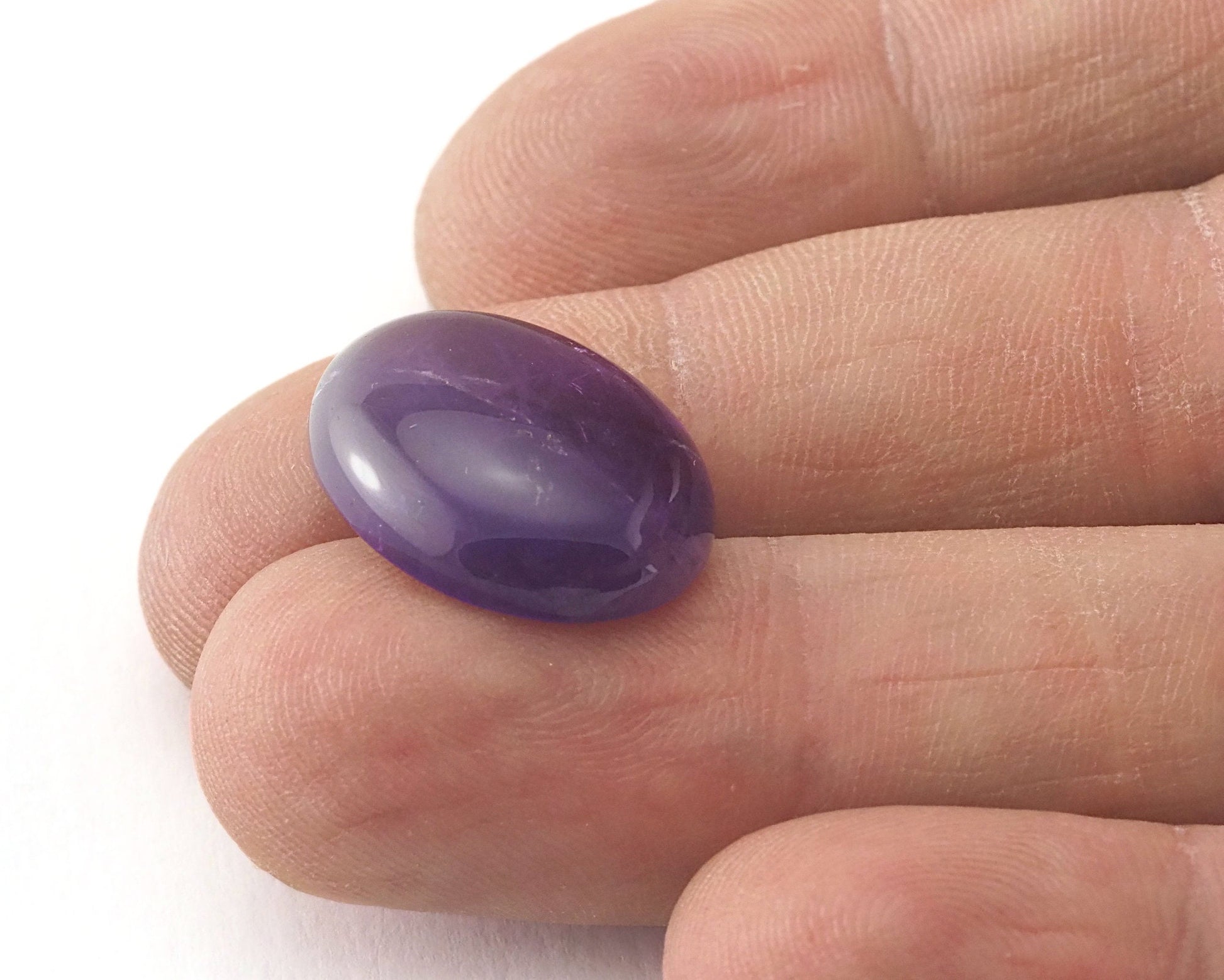 Cabochons Amethyst Gemstone Round 10, 12, 14, 16mm Oval 6x8, 10x14, 12x16, 13x18, 15x20mm Flat Back