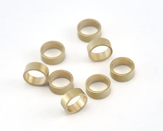 Spacer Bead Tube 5x2mm (hole 4mm) Raw Brass bab4 - 7 1365