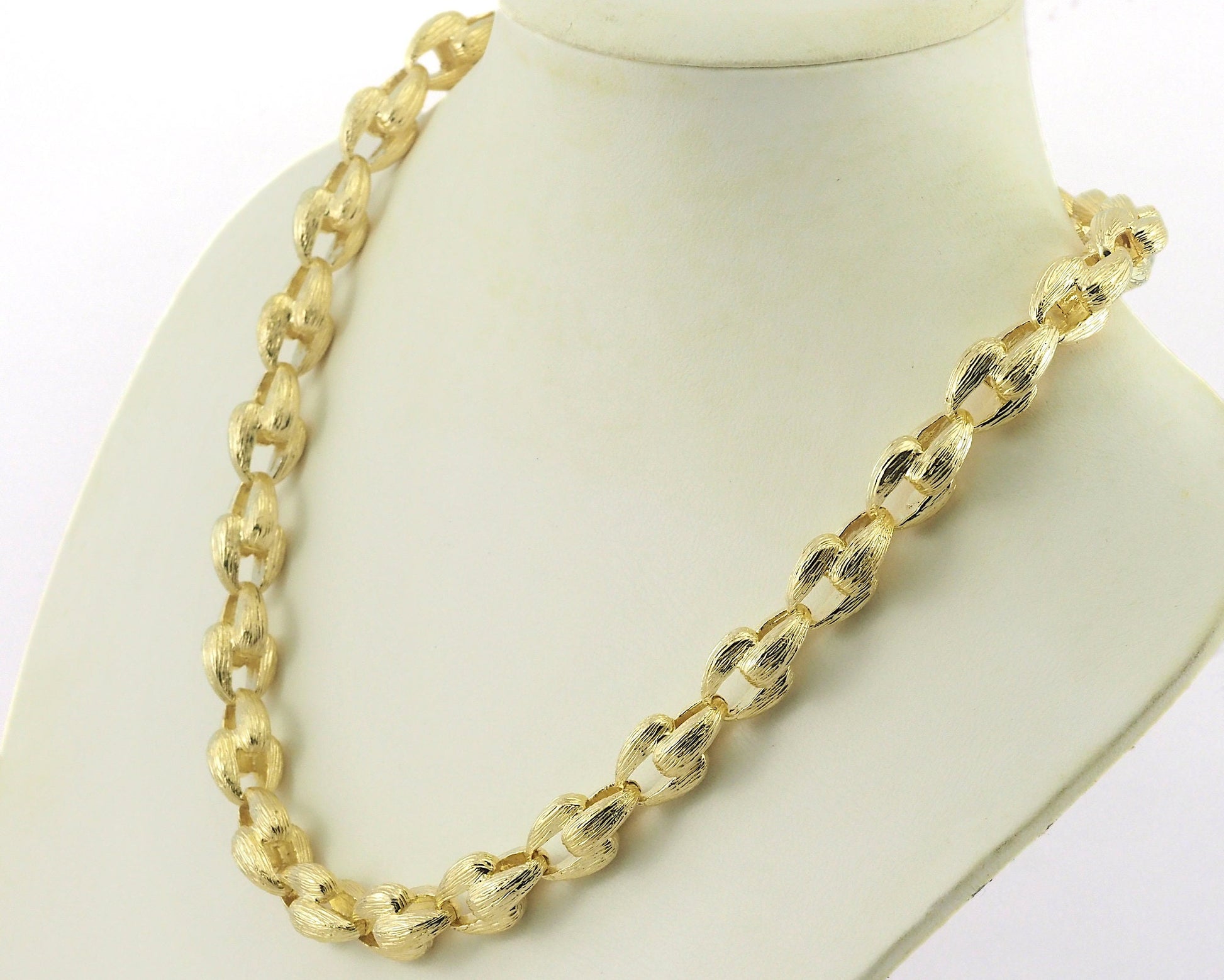 Thick chain for necklace bracelet choker 10mm raw brass R202-Z168