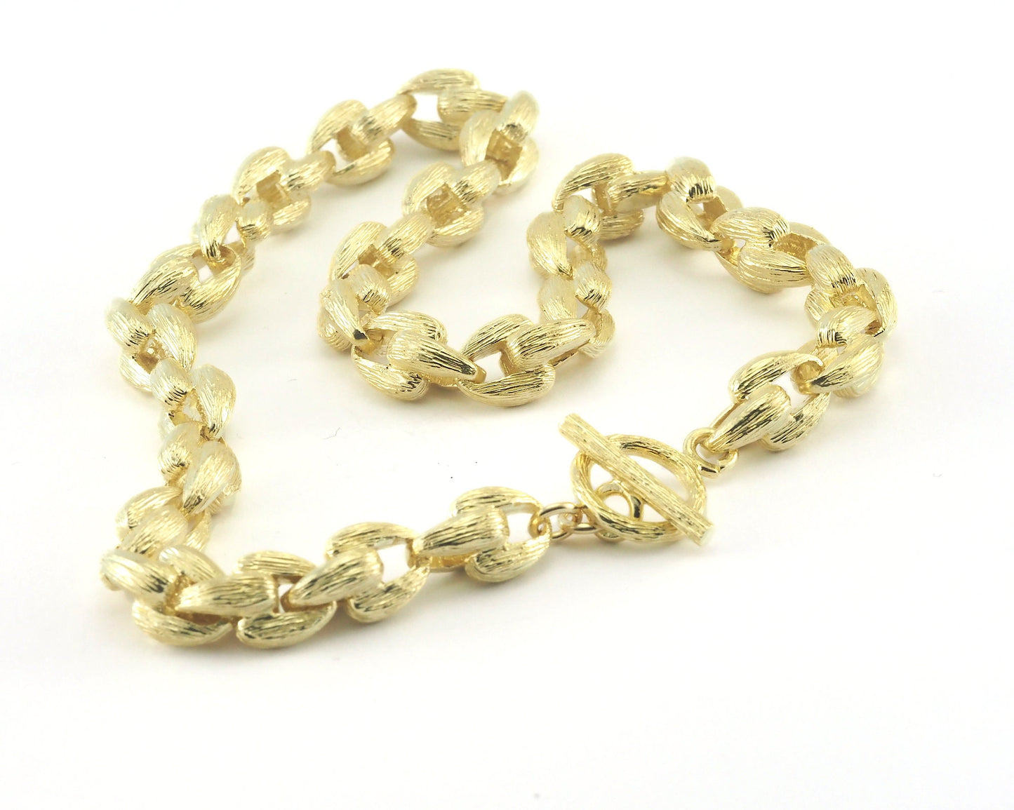 Thick chain for necklace bracelet choker 10mm raw brass R202-Z168