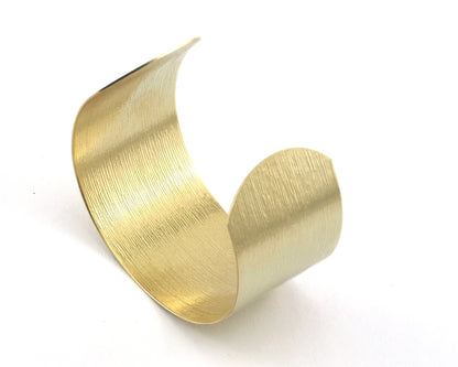 Brushed Bracelet Cuff Blanks, Raw Brass Sheet, RBBP ( stamping ) 150 mm Thickness 20 gauge 0.8mm 4370-78