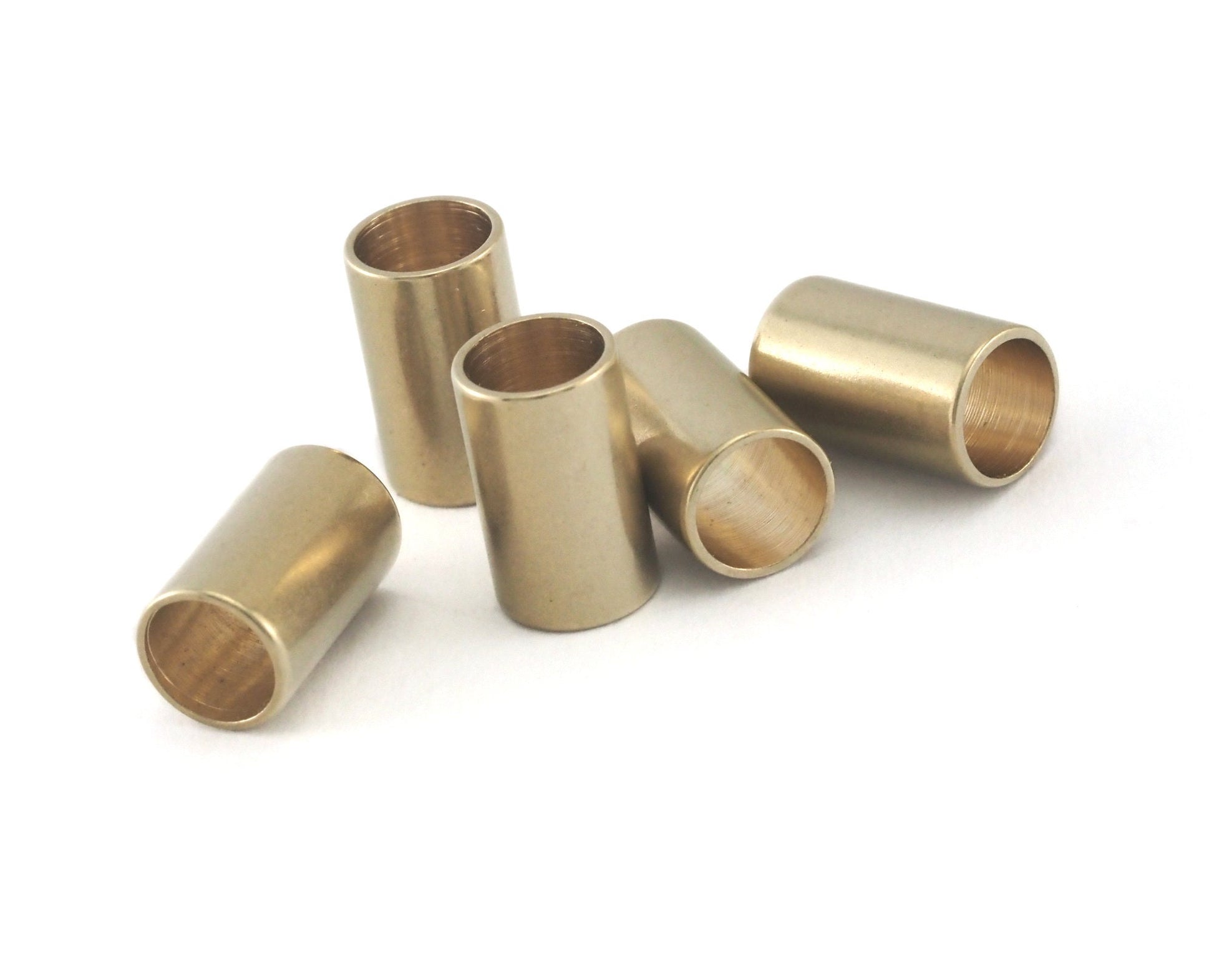 Cylinder Round Jewelry tube findings, Brass -Antique silver -Shiny gold -Shiny Silver -Black - Ant.bronze 6x10mm (hole 5mm) ttt610 bab5 1642