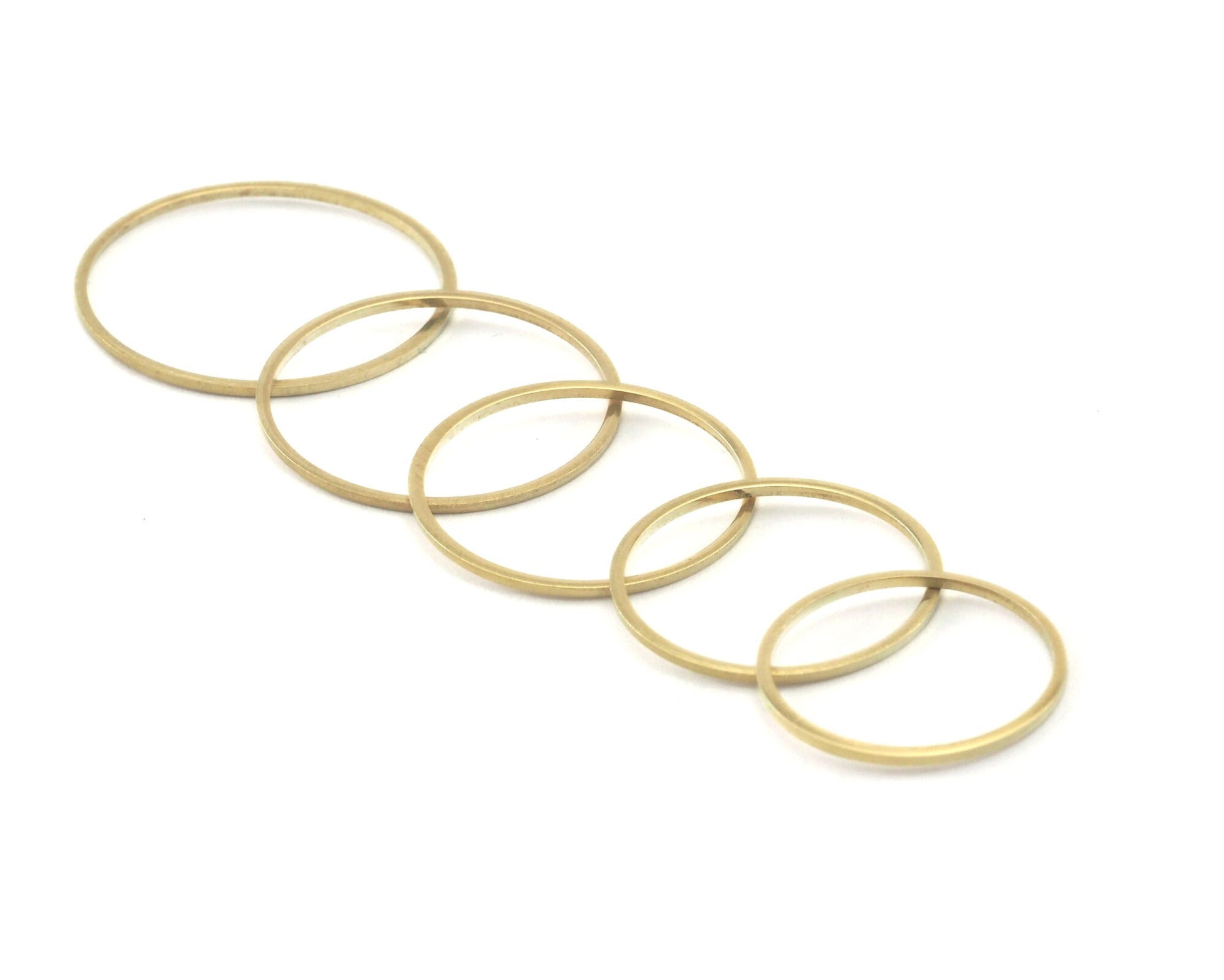 Circle Links, Seamless Ring Circle Connectors for Jewelry Making All size 22 - 24 - 26 - 28 - 30 mm OD (20-22-24-26-28mm ID) bab R335-38