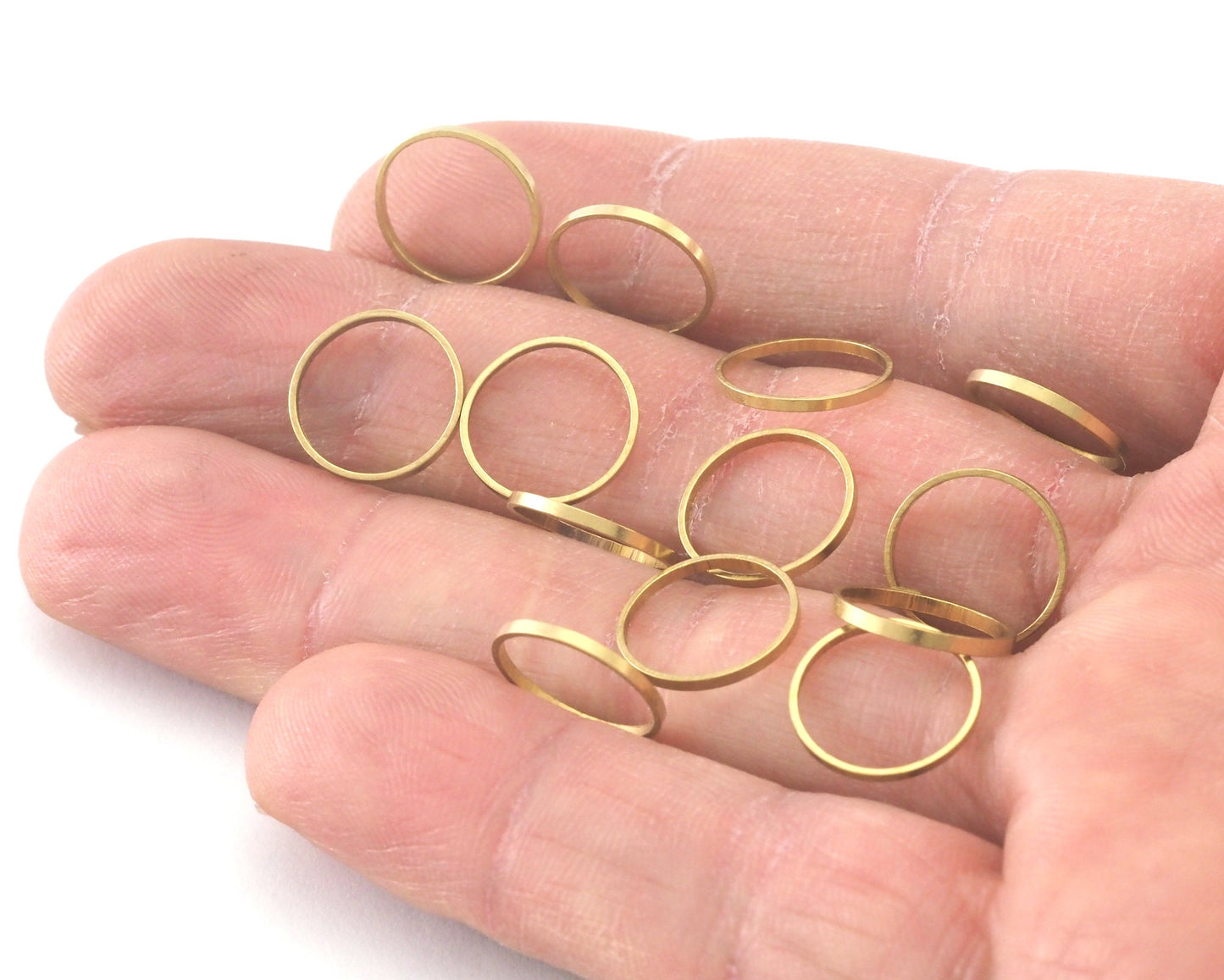 Circle Links, Seamless Ring Circle Connectors for Jewelry Making 12mm OD (11mm ID) bab OZ4180