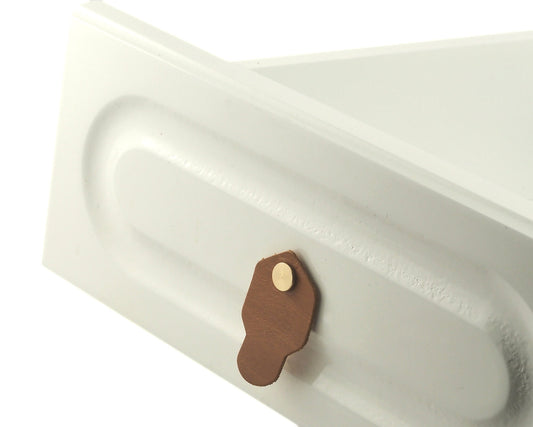 Leather Drawer Knob, Pull Handle, Cabinet, Dresser with Screws for Home, Office Multi Color
