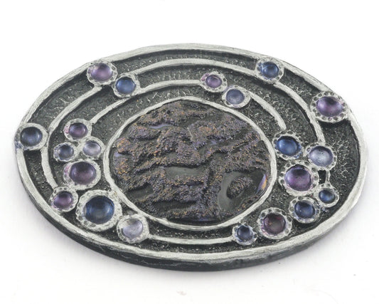 Belt Buckle, Vintage Resin Wall décor 108mm limited stock Made in Germany bjk121