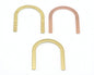 U Magnet shape flat One Hole Charms findings 30x25mm Raw Copper - Raw Brass - Brushed R449-130