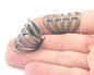 Ring Filigree Adjustable Antique Bronze Plated Brass 1 Pc. (18.5mm 8.5US inner size) OZ2091 33mm
