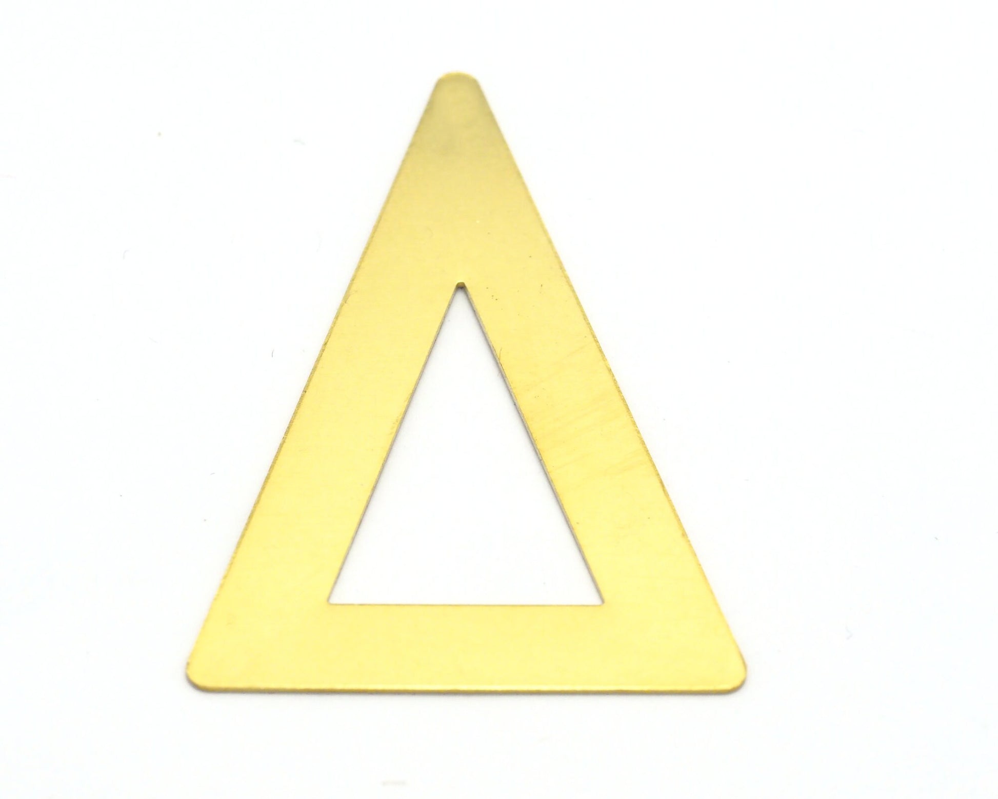 50x33mm raw brass triangle tag raw brass charms ,raw brass findings 2283-270