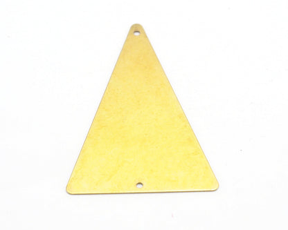 50x33mm raw brass triangle tag 2 hole connector raw brass charms ,raw brass findings 4580RM-230