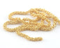 Byzantine Chain 1 meter Handmade Gold Plated Brass 4mm z165