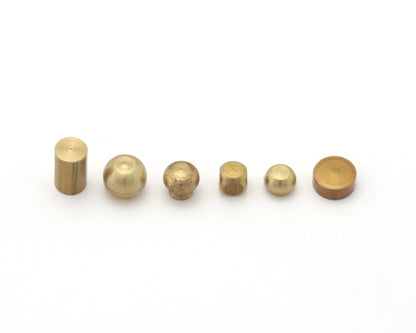 raw brass barbell, Inner Sizes Aprx : 20mm 30mm 35mm 40mm 50mm 60mm 80mm 85mm 100mm BB2-S180