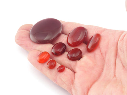 Natural Dyed Agate Oval shape cabochon 6x8 8x10 10x12 10x14 12x16 13x18 15x25 18x25 22x30 30x40mm - no hole