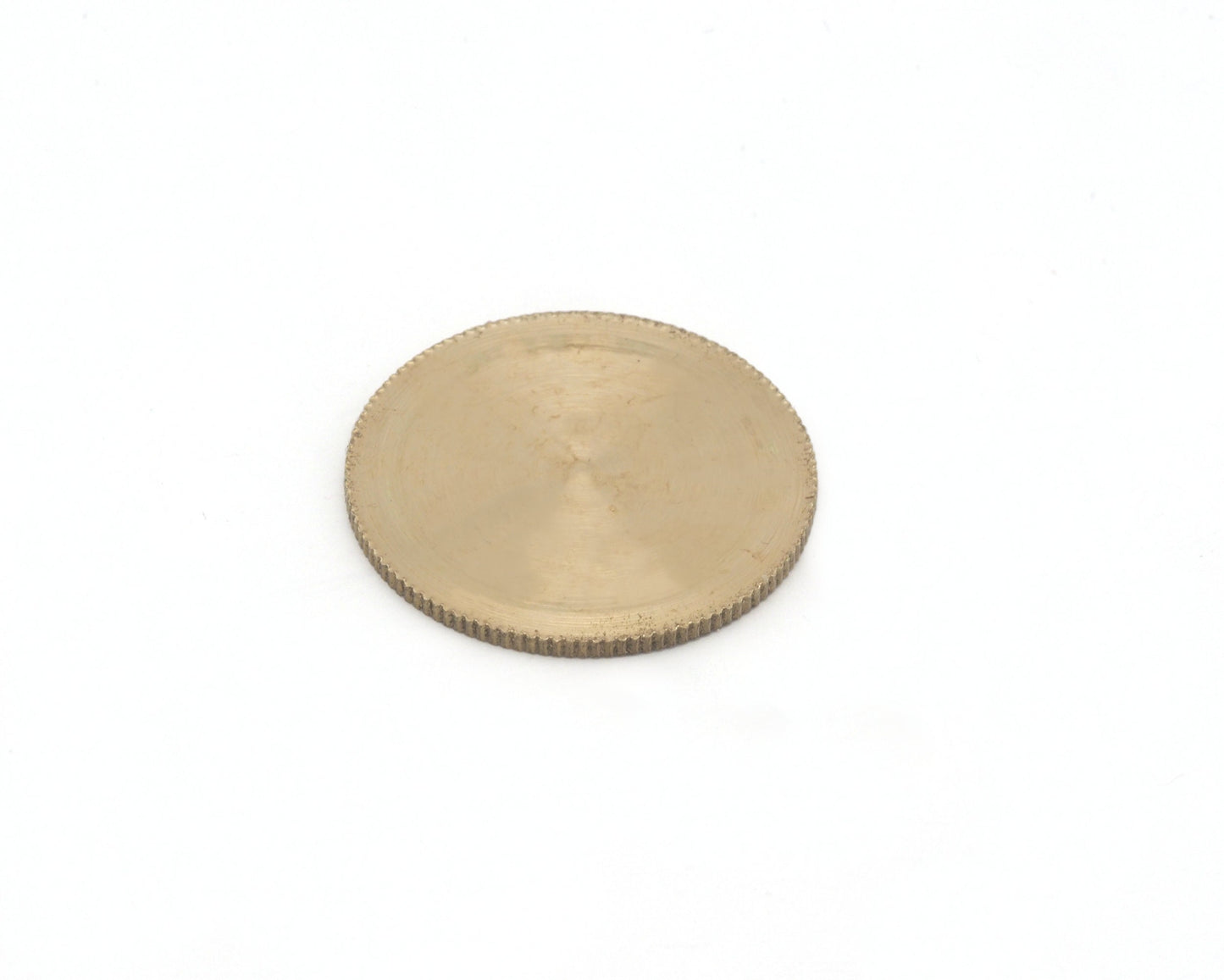 Round Disc 30mm Stamping blank tag shape Raw Brass 4644
