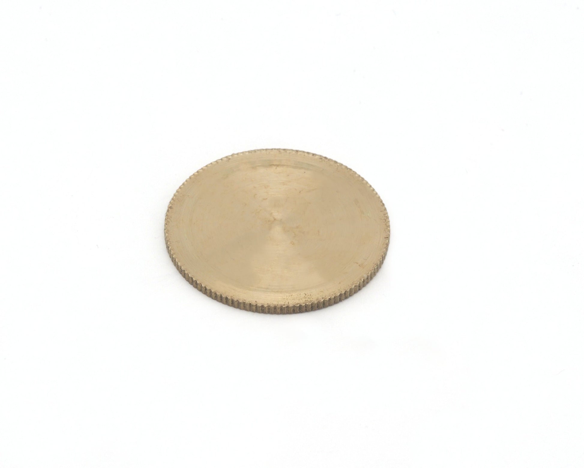 Round Disc 30mm Stamping blank tag shape Raw Brass 4644