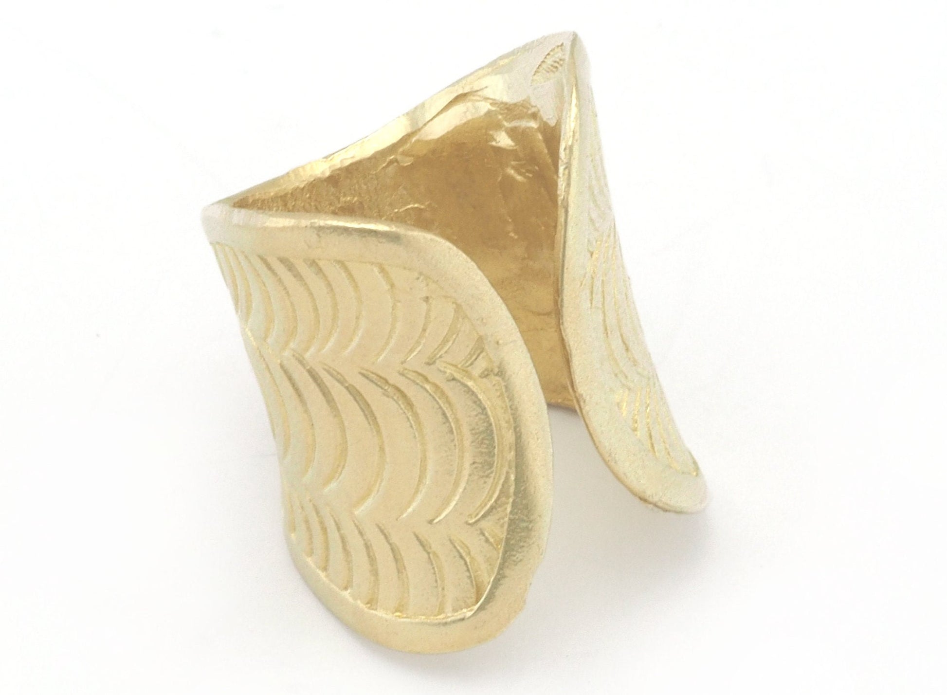 Adjustable Ring Raw brass (16mm 5.5US inner size) OZ2675