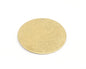 Round Circle Disc Tag Stamping Charms Raw Brass -Hammered - Brushed Brass - Raw Copper - Stainless Steel 40mm 1 hole Findings S20