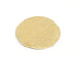 Round Circle Disc Tag Stamping Charms Raw Brass -Hammered Brass - Brushed Brass - Raw Copper - Stainless Steel 40mm No hole Findings S21
