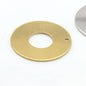 Round Disc Stamp 25mm Charms Raw Brass Copper Stainless Steel (0.8mm thickness) 1 hole findings 3628