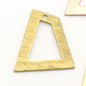 Quadrilateral Rectangle Trapezoid Charms 1 Hole Raw Brass, copper 23x21mm 0.8mm thickness Findings R96
