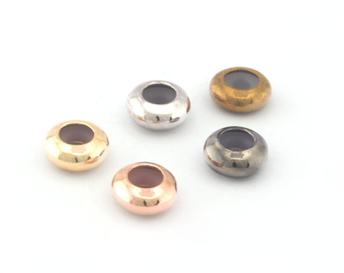 Safety chain stopper slider beads silicon stopper jewelry charm bracelets & bangles bab3 1385RGR