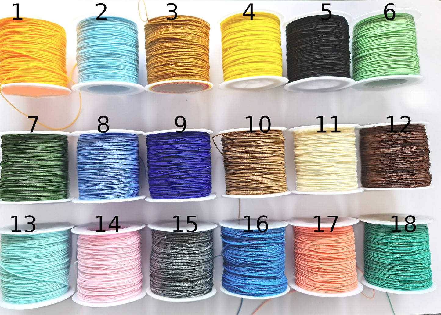 100 Yards Mini Paracord Colorful para cord 0.8mm for jewelry Thin Nylon Cording Beading Thread String Rope for Macrame Raf2