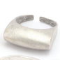 Domed Adjustable Ring Raw, Antique, Shiny Silver, Gold plated Brass (18.5mm 8.5US inner size ) 3282 ring27