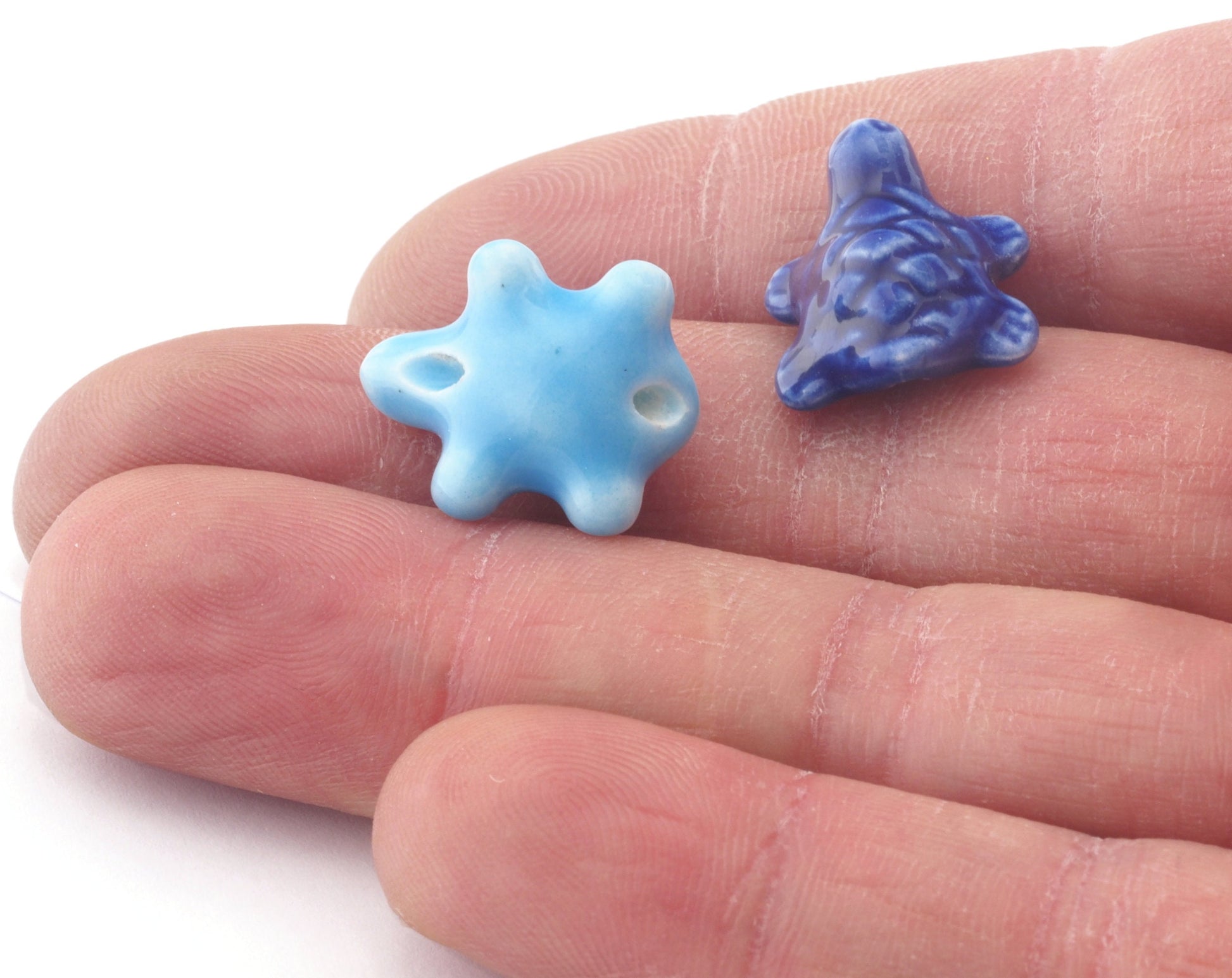 Turtle Charms Beads Porcelain Ceramic Colorful Crafting Beads 20x15mm (hole 2mm) bab2 2800