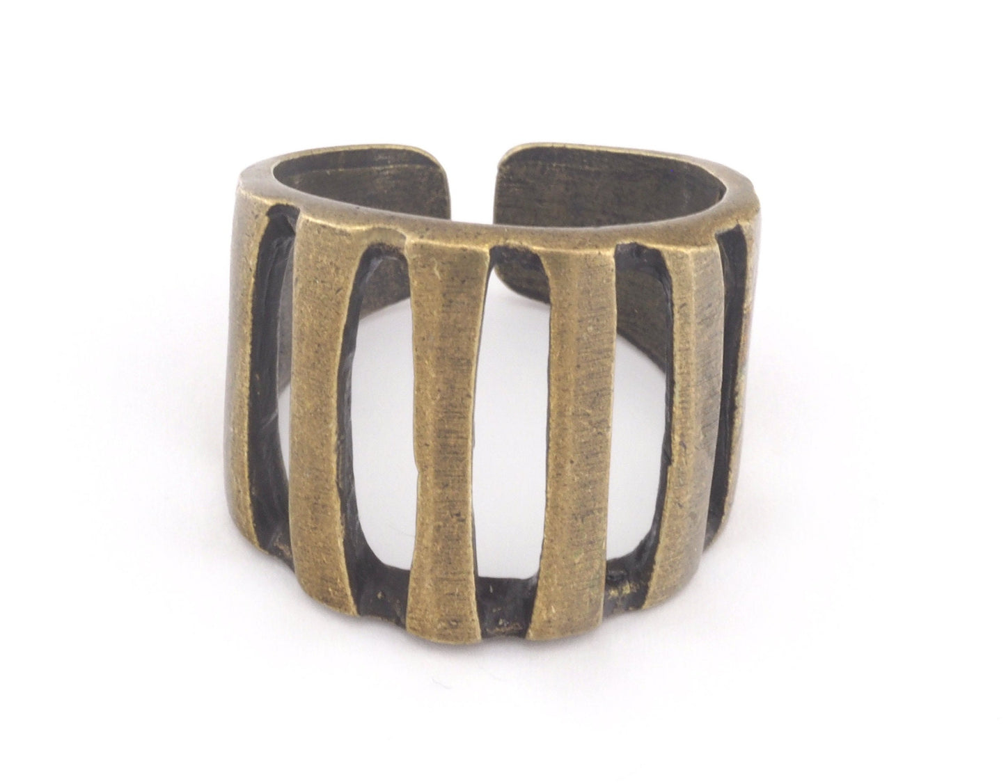 Ring Adjustable Ring 19mm Antique Bronze Plated brass (18mm 8US inner size - Adjustable ) OZ3333 ring22