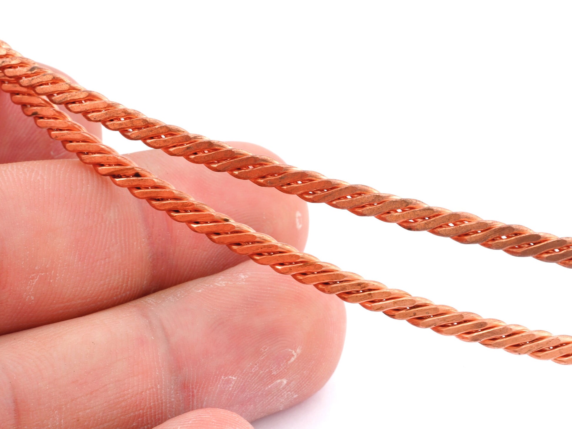 Swirl Raw Copper Strip sheet 3.5mm (1.5mm thickness) RF1-06