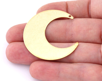 Crescent Connector Charms 1 Hole Copper Stainless steel Raw Brass 42x39mm 0.8mm thickness Findings 3530-560