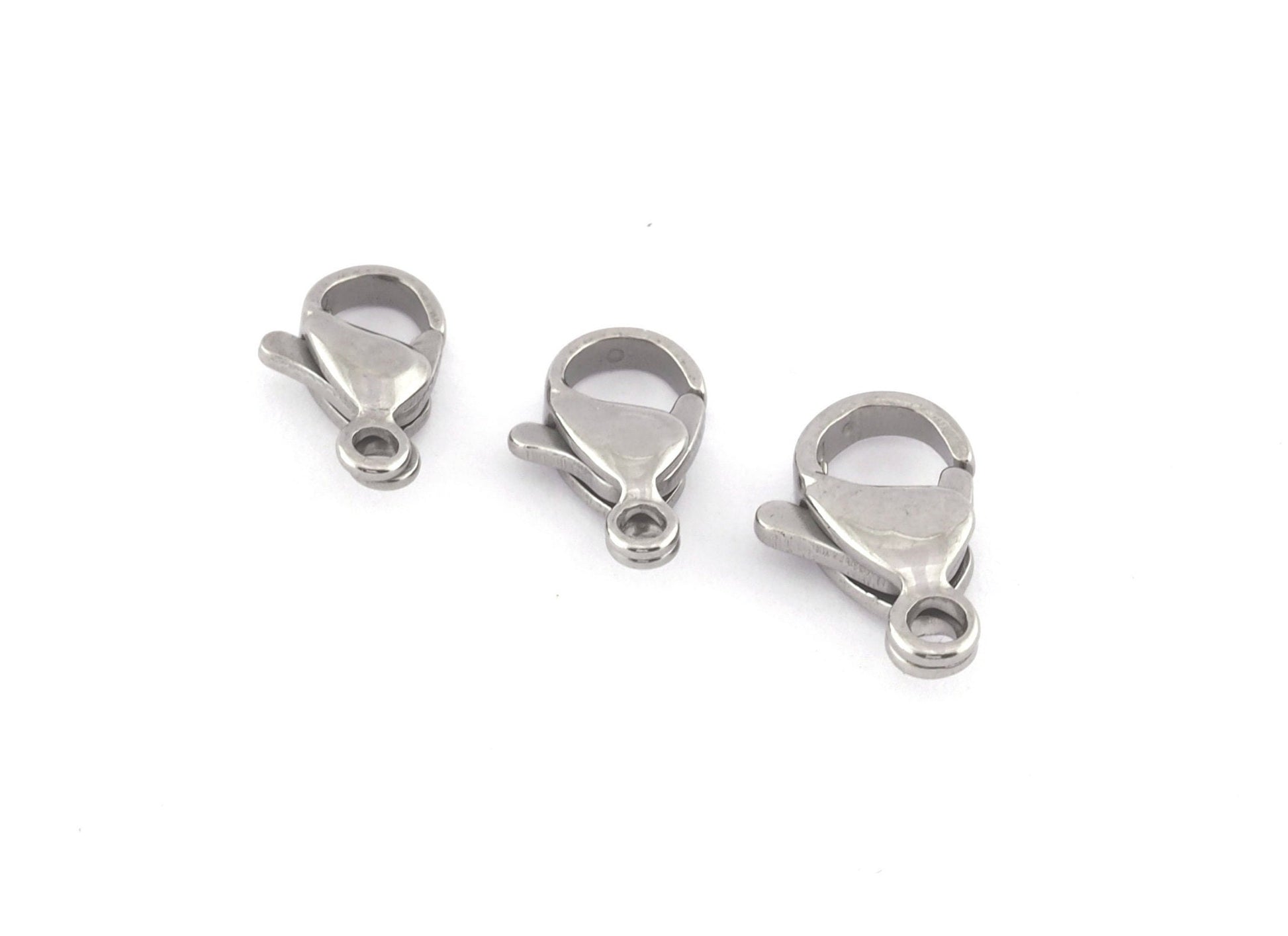 Lobster Claw Clasps Stainless Steel 11 - 12 - 13 mm 5115