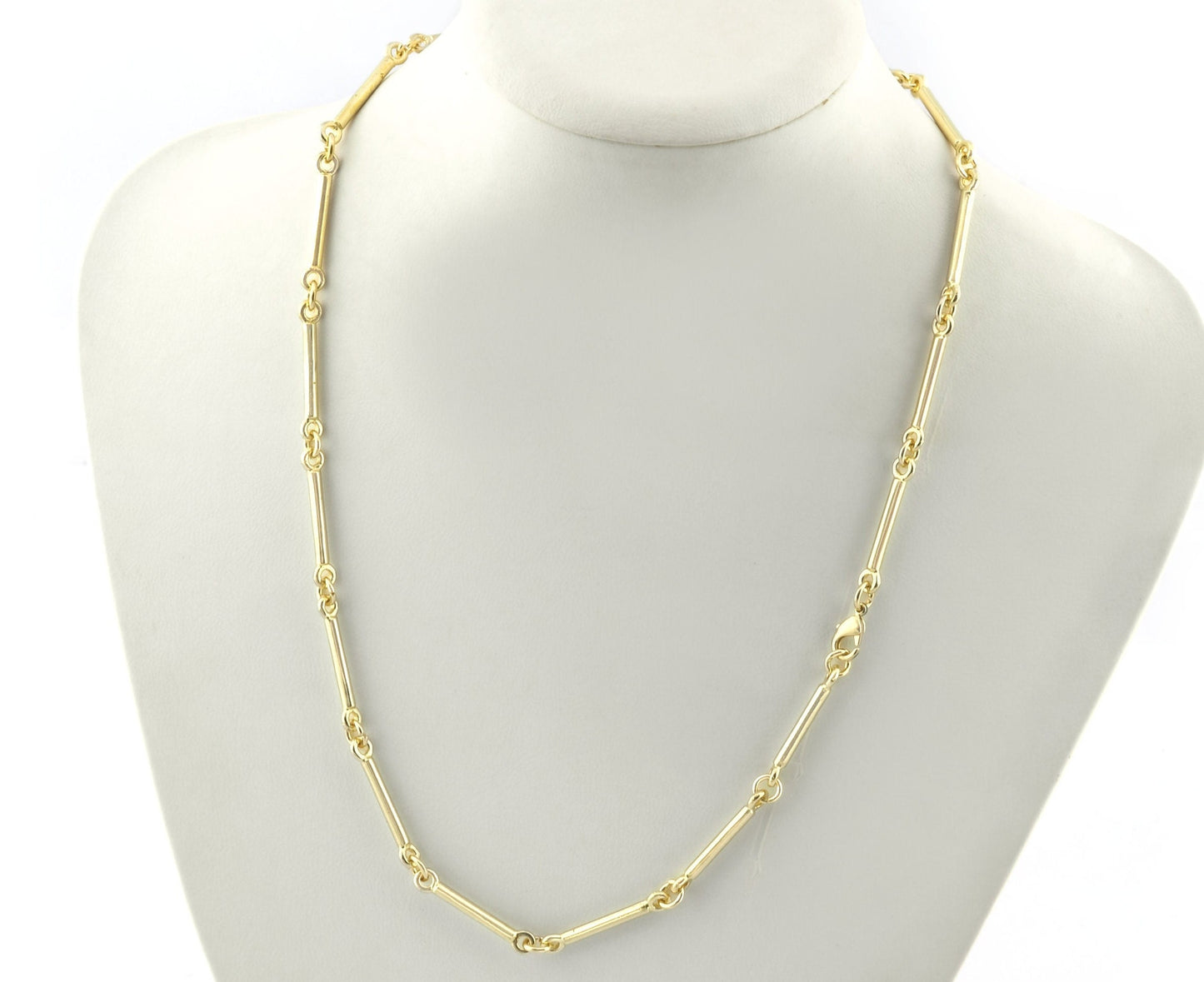 Bar Chain Jewelry chain Brass 15mm 6" - 17.5mm 7" - 20mm 8" 25mm 10" - 40mm 16" - 45mm 18" - 50mm 20" 55mm 22" 5100