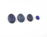 Oval Dome Lapis Lazuli Genuine Gemstone Cabochons 6x8 8x10 10x12 10x14 12x16 13x18 15x20 18x25 22x30 30x40mm