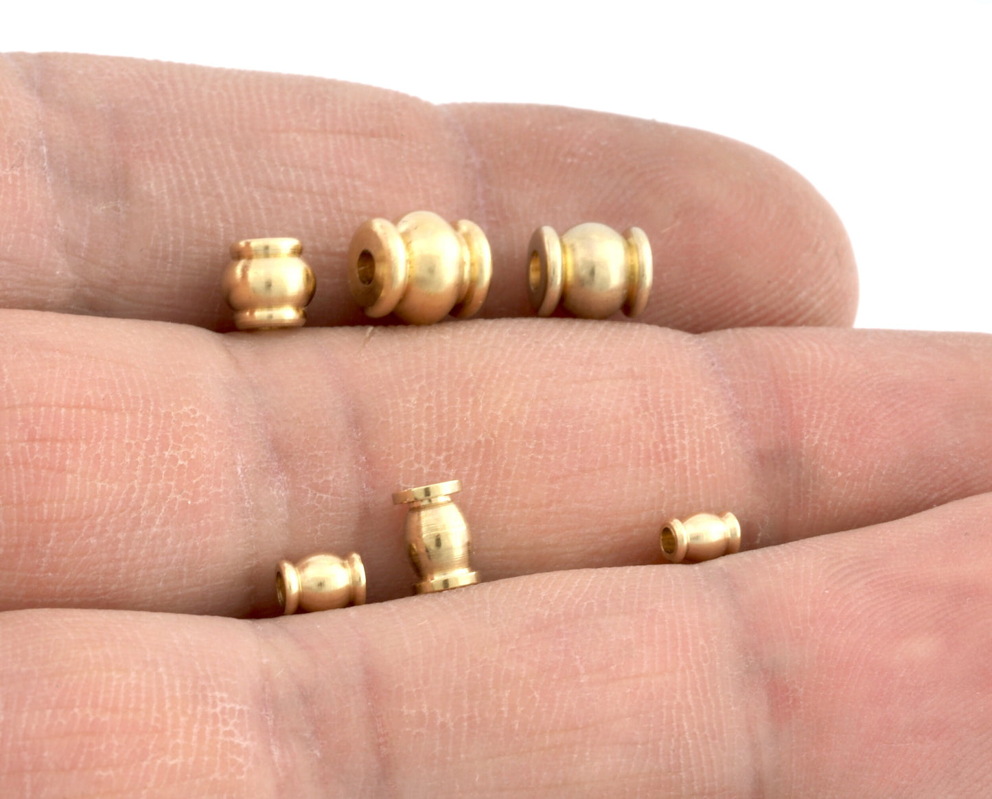 cylinder brass metal beads charms findings spacer bead bab2 bab1 1519