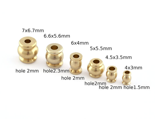 cylinder brass metal beads charms findings spacer bead bab2 bab1 1519